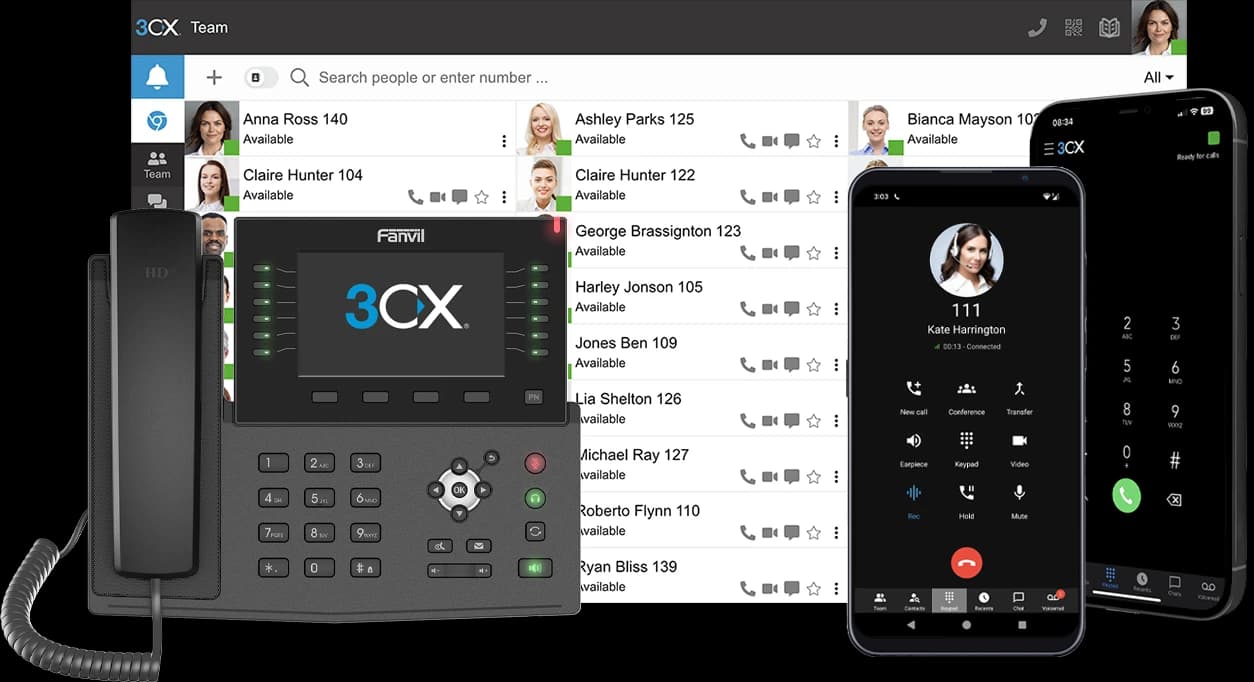Solution 3CX pour entreprises